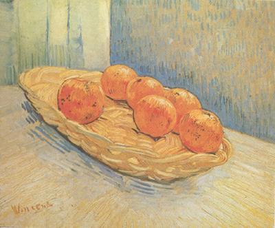 Vincent Van Gogh Still Life:Basket with Six Oranges (nn04) China oil painting art